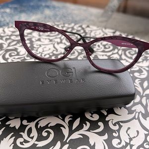 OGI Purple Cat eye glasses